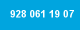 928 061 19 07 928 061 19 07